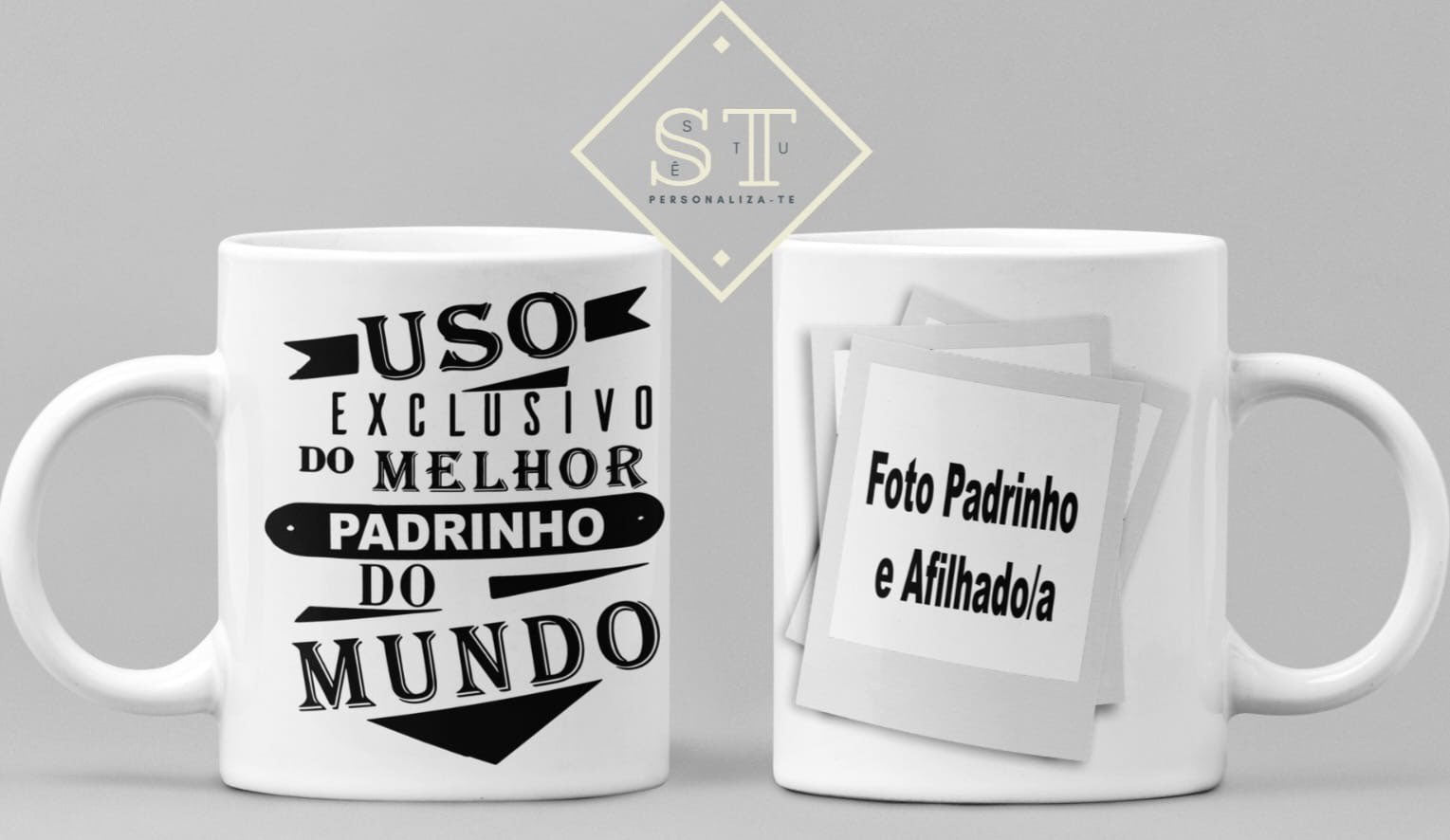 Exclusive Use Best Godfather/Godmother Mug with Photo